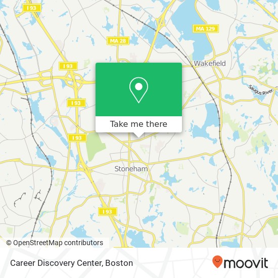 Mapa de Career Discovery Center