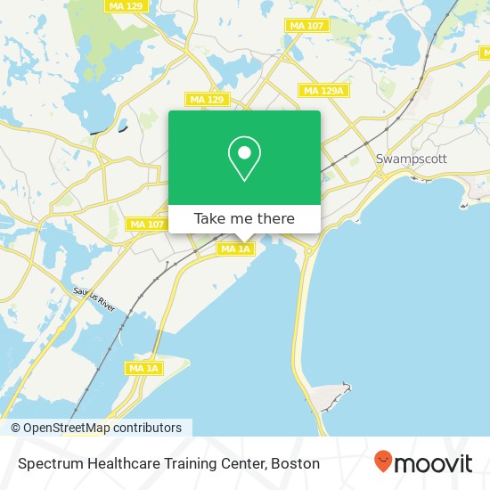 Mapa de Spectrum Healthcare Training Center