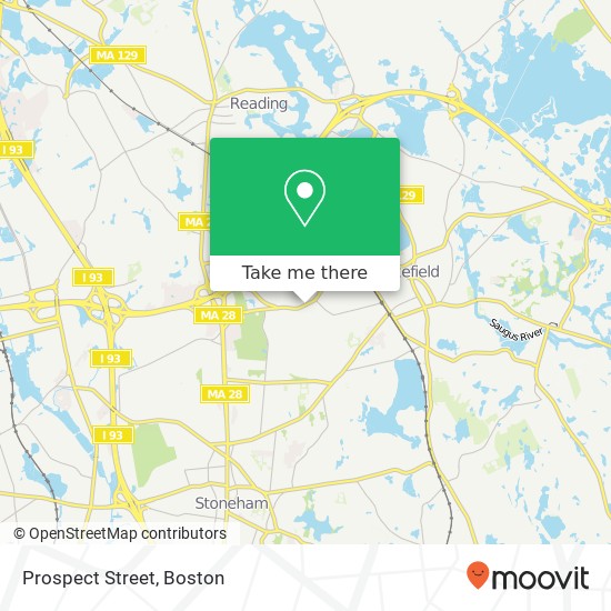Prospect Street map