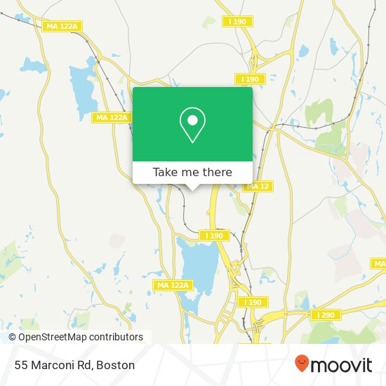Mapa de 55 Marconi Rd