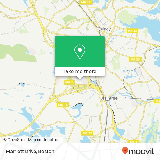Mapa de Marriott Drive