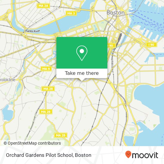 Mapa de Orchard Gardens Pilot School