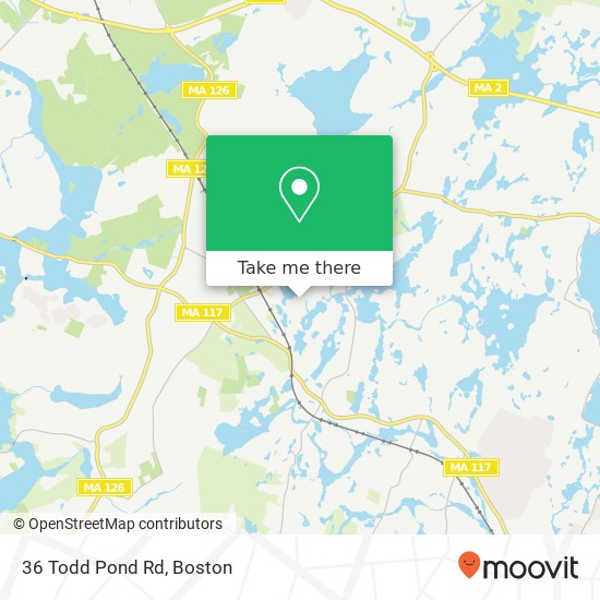 36 Todd Pond Rd map