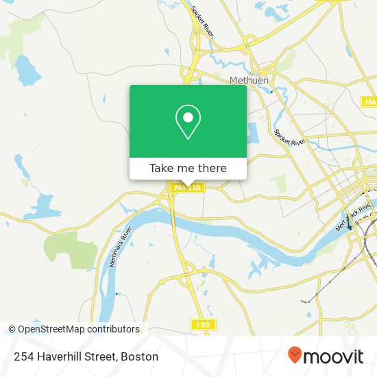 254 Haverhill Street map