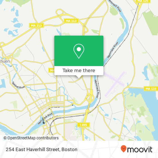 254 East Haverhill Street map