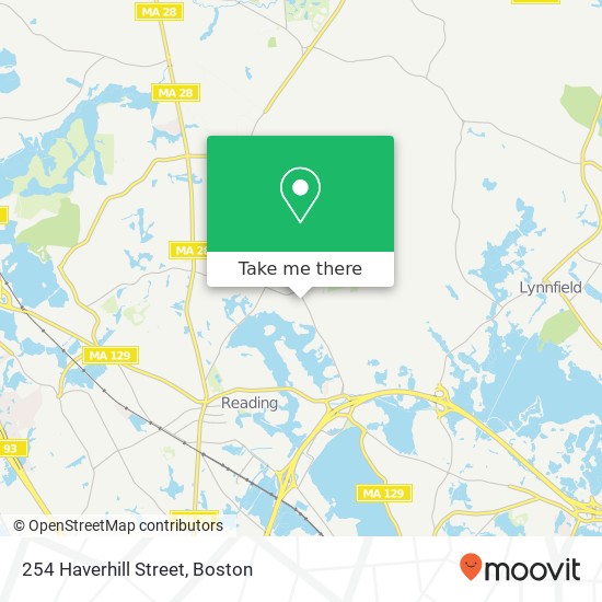 Mapa de 254 Haverhill Street