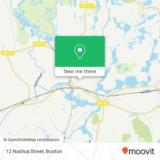 Mapa de 12 Nashua Street