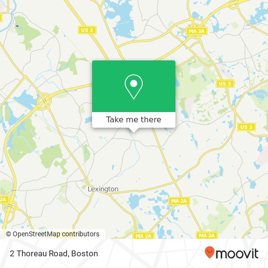 2 Thoreau Road map