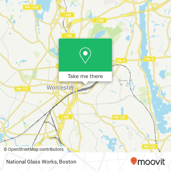 Mapa de National Glass Works