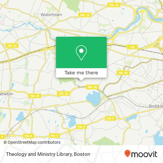 Mapa de Theology and Ministry Library