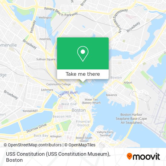 Mapa de USS Constitution (USS Constitution Museum)