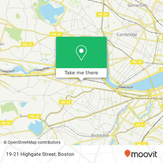 19-21 Highgate Street map