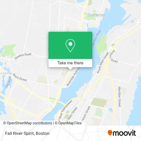 Fall River Spirit map