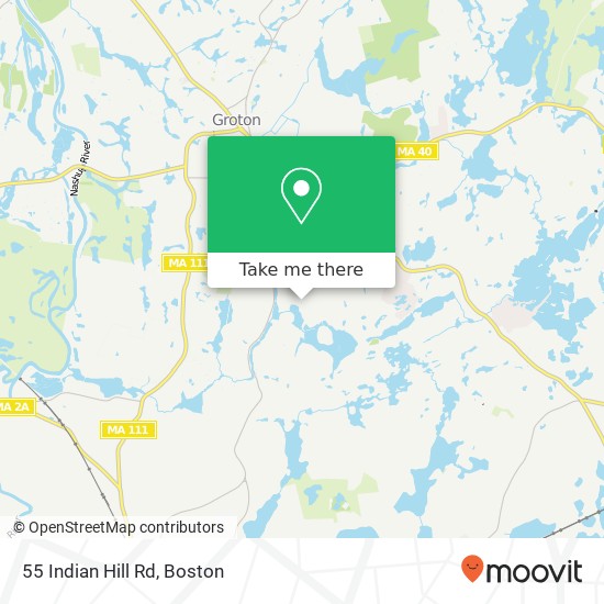 Mapa de 55 Indian Hill Rd