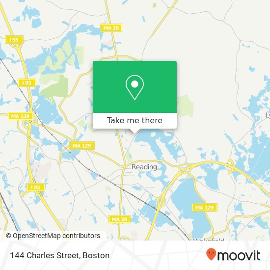 Mapa de 144 Charles Street