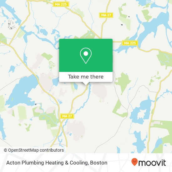 Acton Plumbing Heating & Cooling map