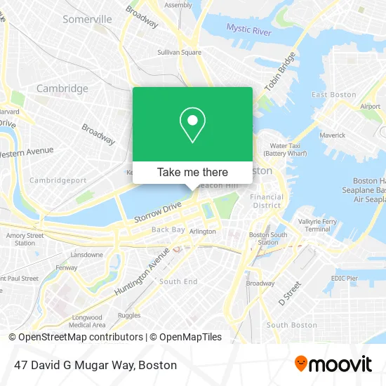 47 David G Mugar Way map