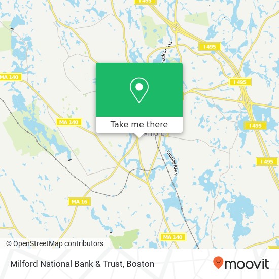 Mapa de Milford National Bank & Trust