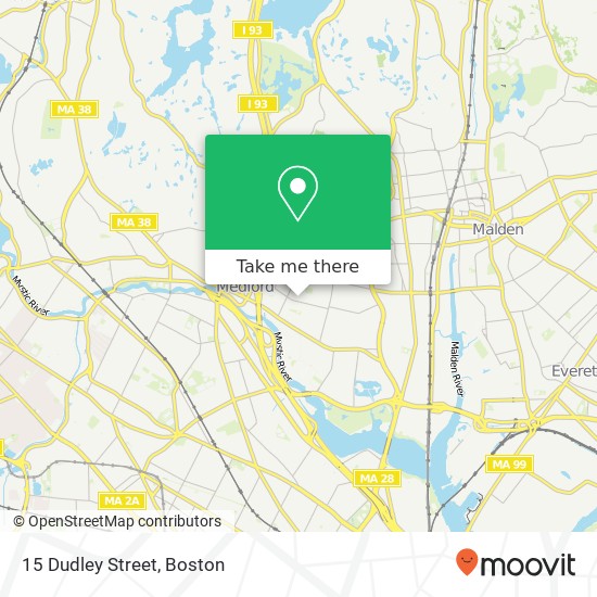 15 Dudley Street map