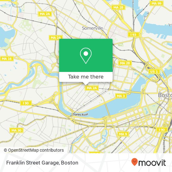 Mapa de Franklin Street Garage