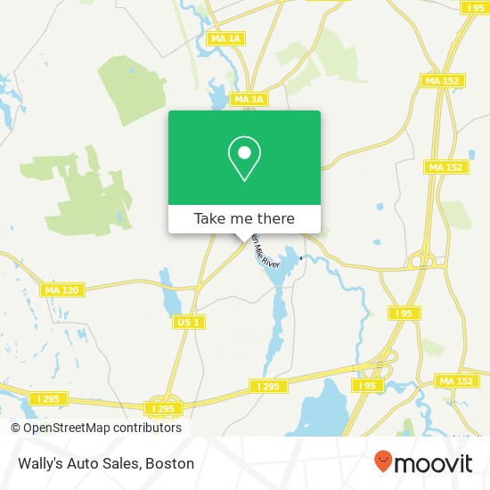 Wally's Auto Sales map