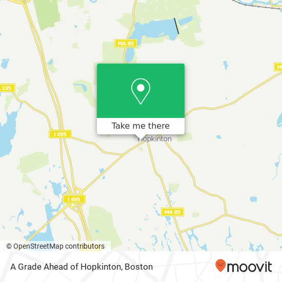 Mapa de A Grade Ahead of Hopkinton