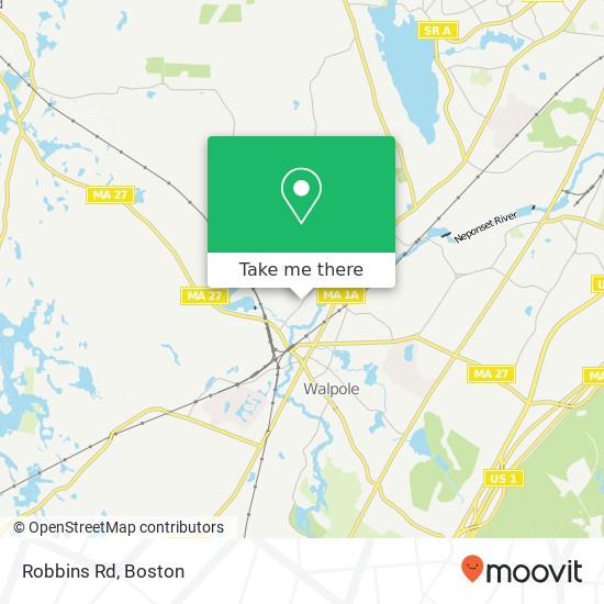 Robbins Rd map