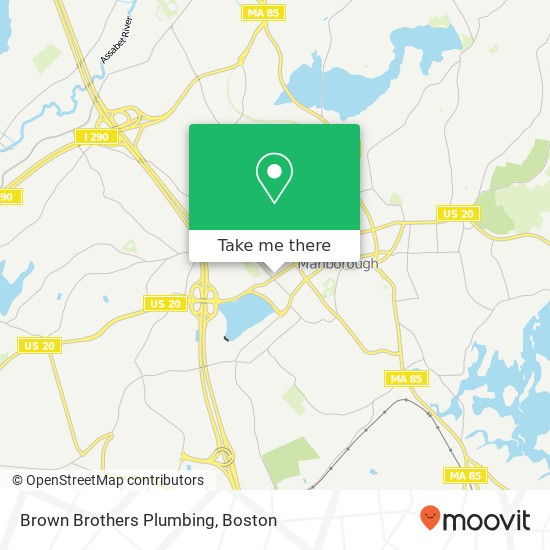 Brown Brothers Plumbing map