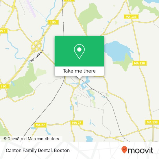 Canton Family Dental map