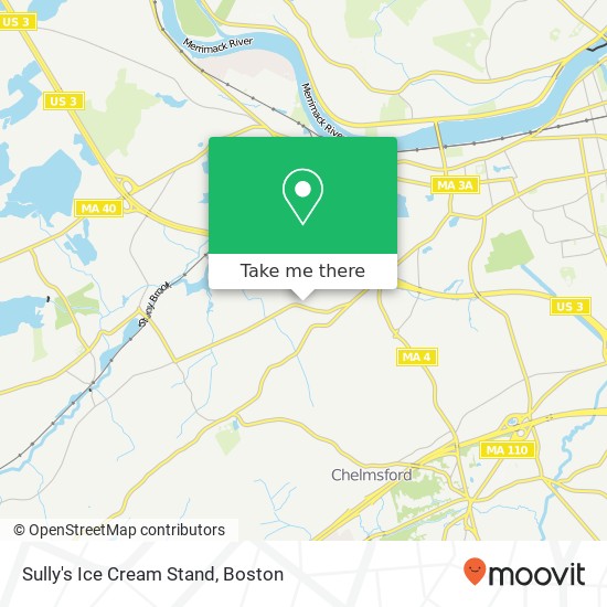 Mapa de Sully's Ice Cream Stand