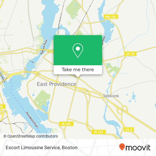 Mapa de Escort Limousine Service