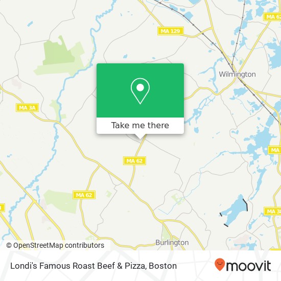 Mapa de Londi's Famous Roast Beef & Pizza