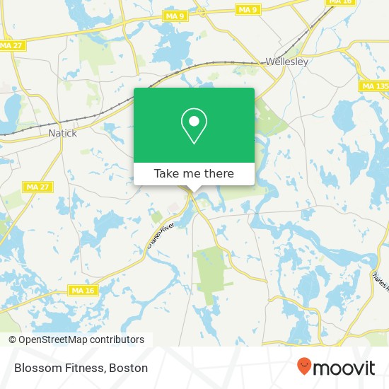 Blossom Fitness map