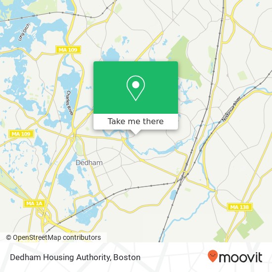 Mapa de Dedham Housing Authority