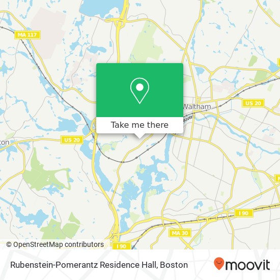 Rubenstein-Pomerantz Residence Hall map