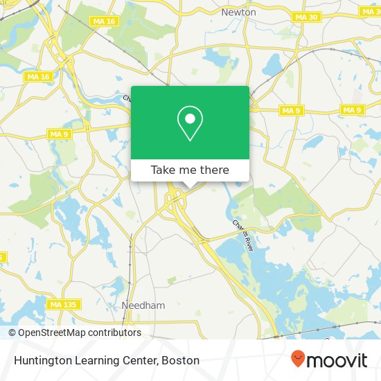 Huntington Learning Center map