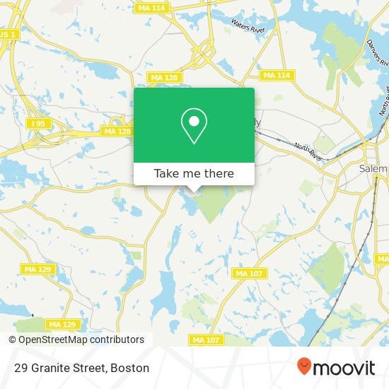 29 Granite Street map