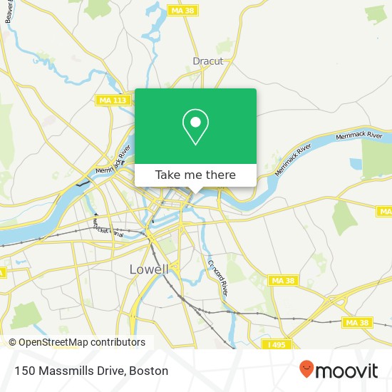 Mapa de 150 Massmills Drive