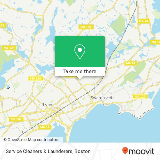 Mapa de Service Cleaners & Launderers