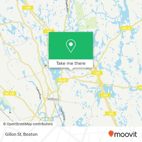 Gillon St map