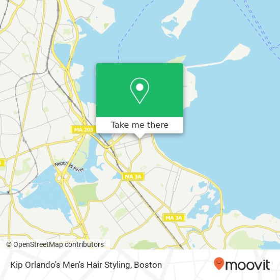 Kip Orlando's Men's Hair Styling map