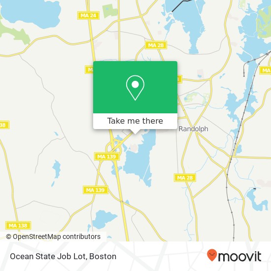 Ocean State Job Lot map