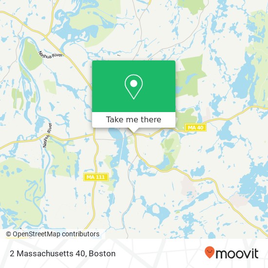 Mapa de 2 Massachusetts 40