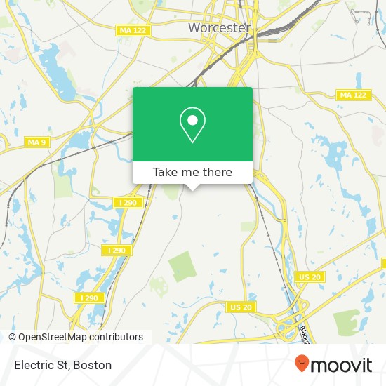Mapa de Electric St