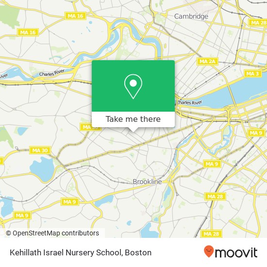 Kehillath Israel Nursery School map