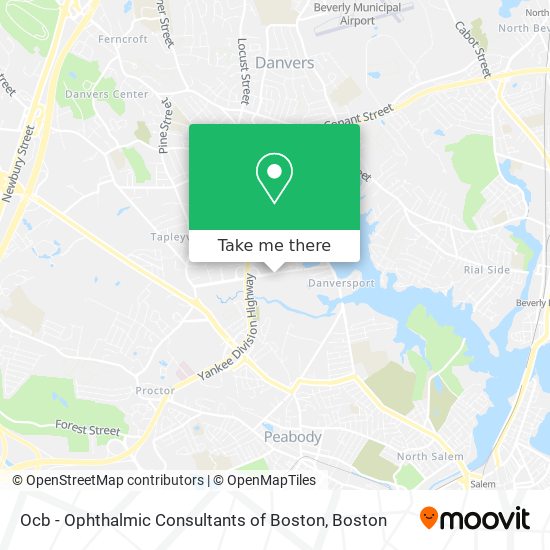 Mapa de Ocb - Ophthalmic Consultants of Boston