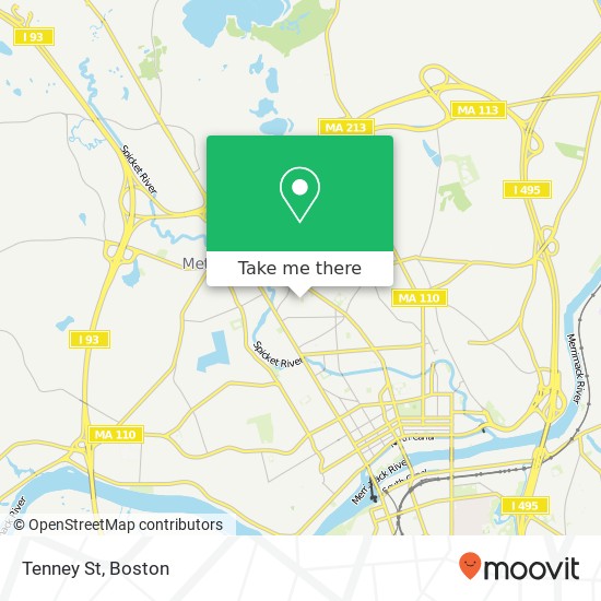 Mapa de Tenney St