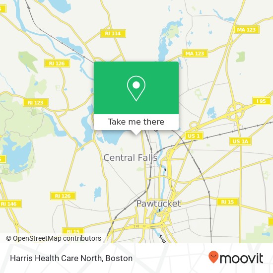 Harris Health Care North map