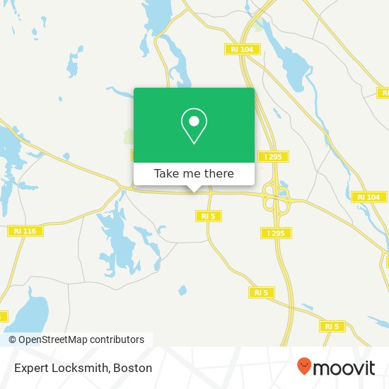 Expert Locksmith map