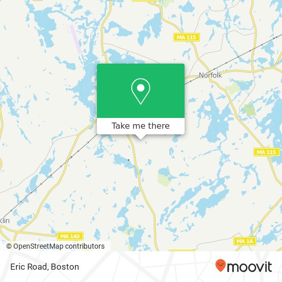 Mapa de Eric Road
